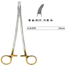 金鐘硬質合金鑲片持針鉗彎 粗針 JCA370 22cm 彎 粗針 0.5 彎桿