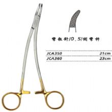 金鐘硬質合金鑲片持針鉗彎 粗針 JCA350 21cm 彎 粗針 0.5 側彎桿