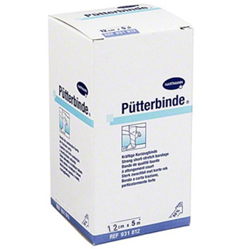 德國保赫曼保易定高強度壓力繃帶  Putterbinde 12cmx5m 貨號：9318300  