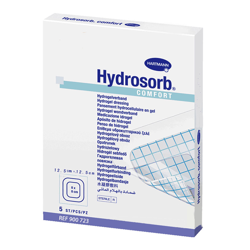 德國保赫曼德濕舒水凝膠傷口敷料  Hydrosorb Comfort 12.5x12.5cm 貨號：9007231