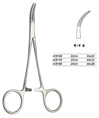 金鐘分離結扎鉗24cm JC8180 24cm 60×26半齒