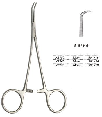 金鐘分離結扎鉗22cm JC8750 22cm 90°×18全齒