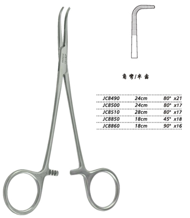 金鐘分離結(jié)扎鉗24cm JC8490 24cm 80°×21半齒