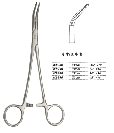 金鐘分離結(jié)扎鉗22cm JC8880 22cm 45°×18直半齒
