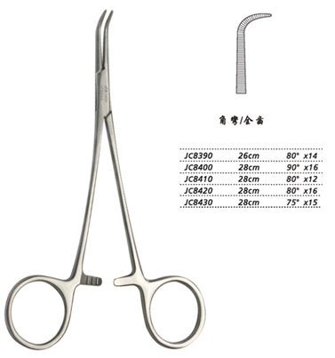 金鐘分離結扎鉗28cm JC8430 28cm 75°×15全齒