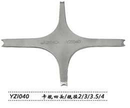 金鐘眼用測量規  YZI040 卡規 四頭 規徑2/3/3.5/4