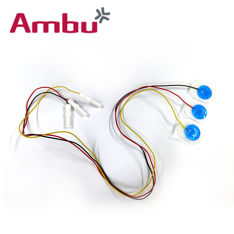 AMBU 丹麥安保藍(lán)點(diǎn)心電電極片NF-50-K/12/EU 30*22mm12片/袋，600片/小箱，1200片/大箱